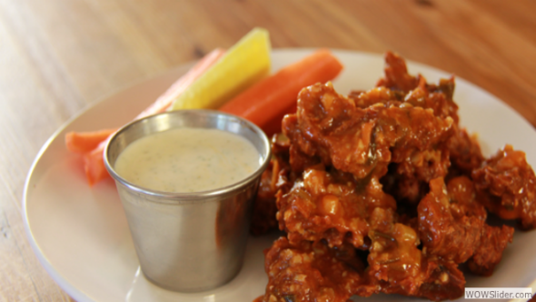 Buffalo "wings" from Green (photo from their website)