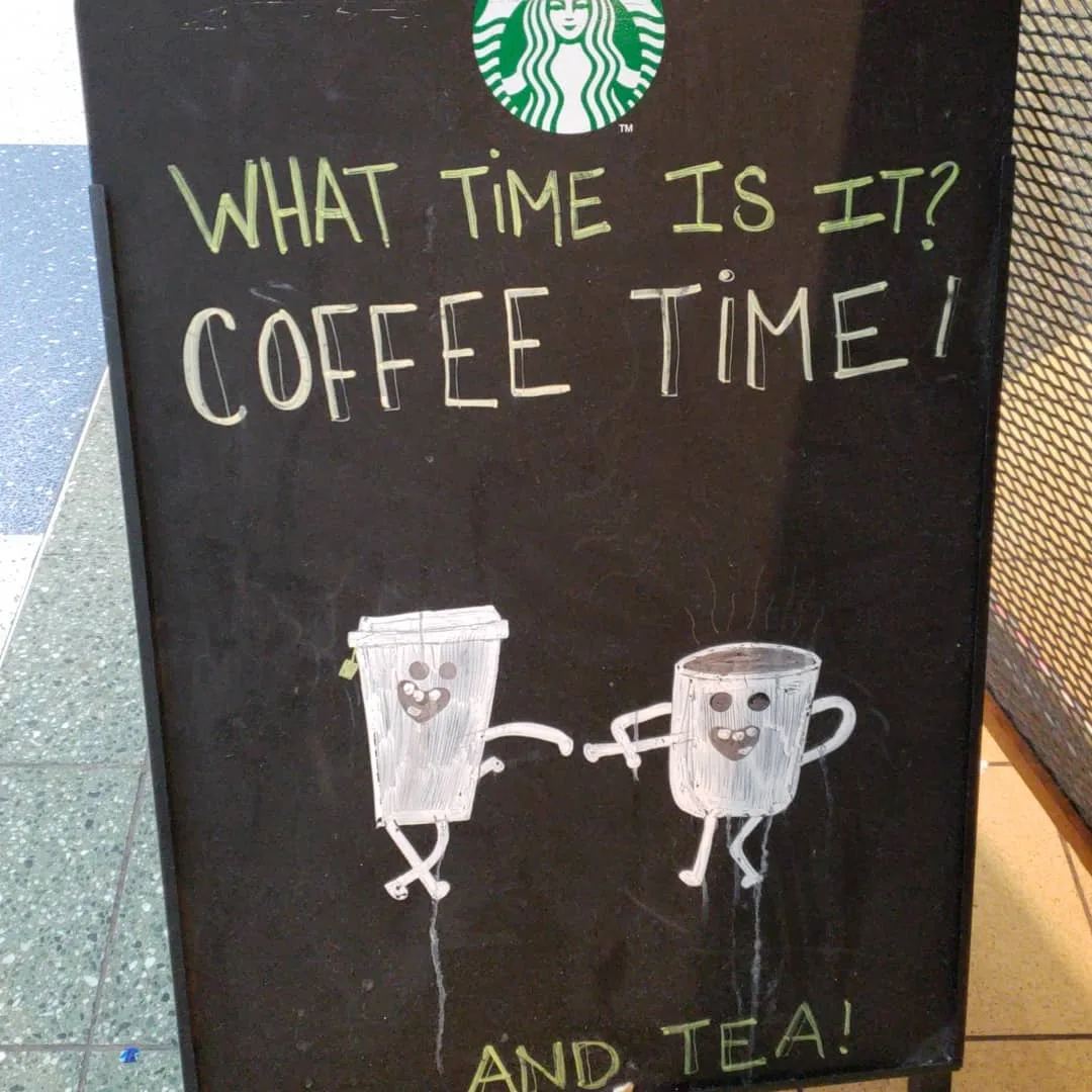 What Time is It? Coffee Time