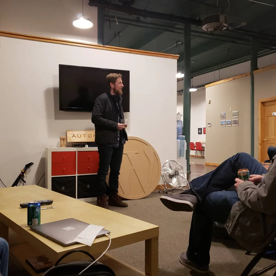 Matt at Automattic East for a meetup