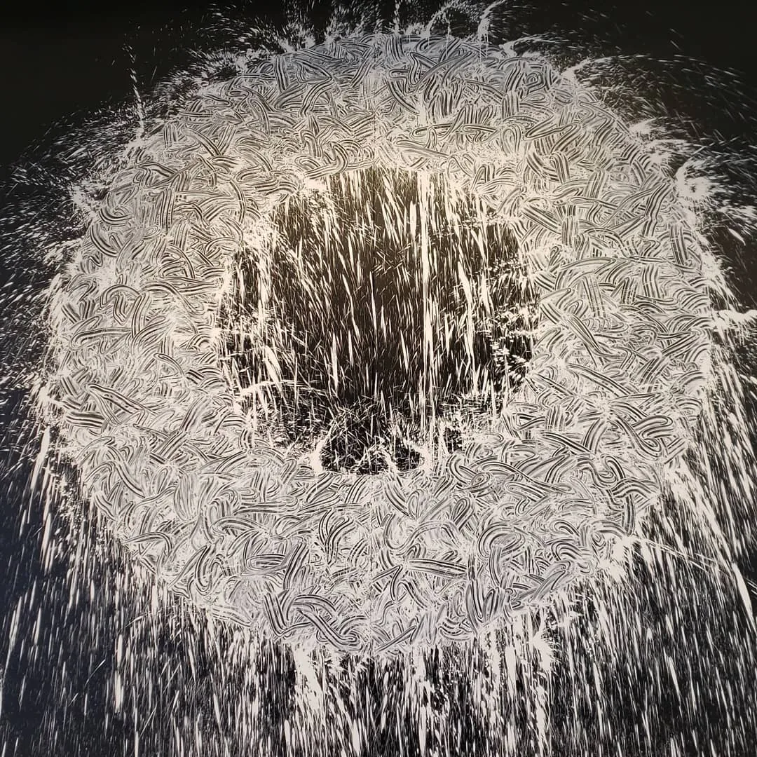 Giant lobby art – hard to give a sense of scale