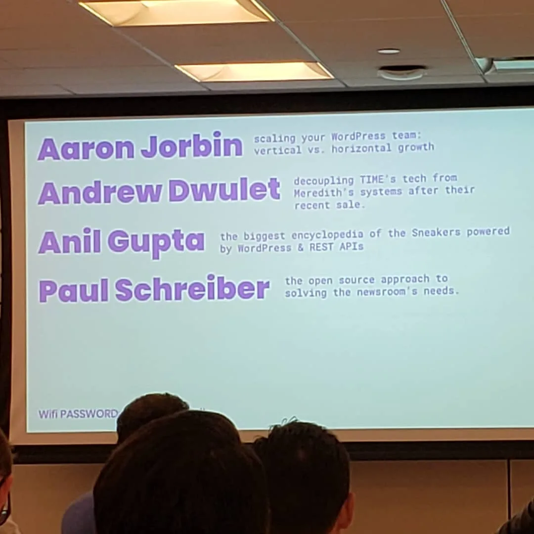 Big Media & Enterprise WordPress meetup