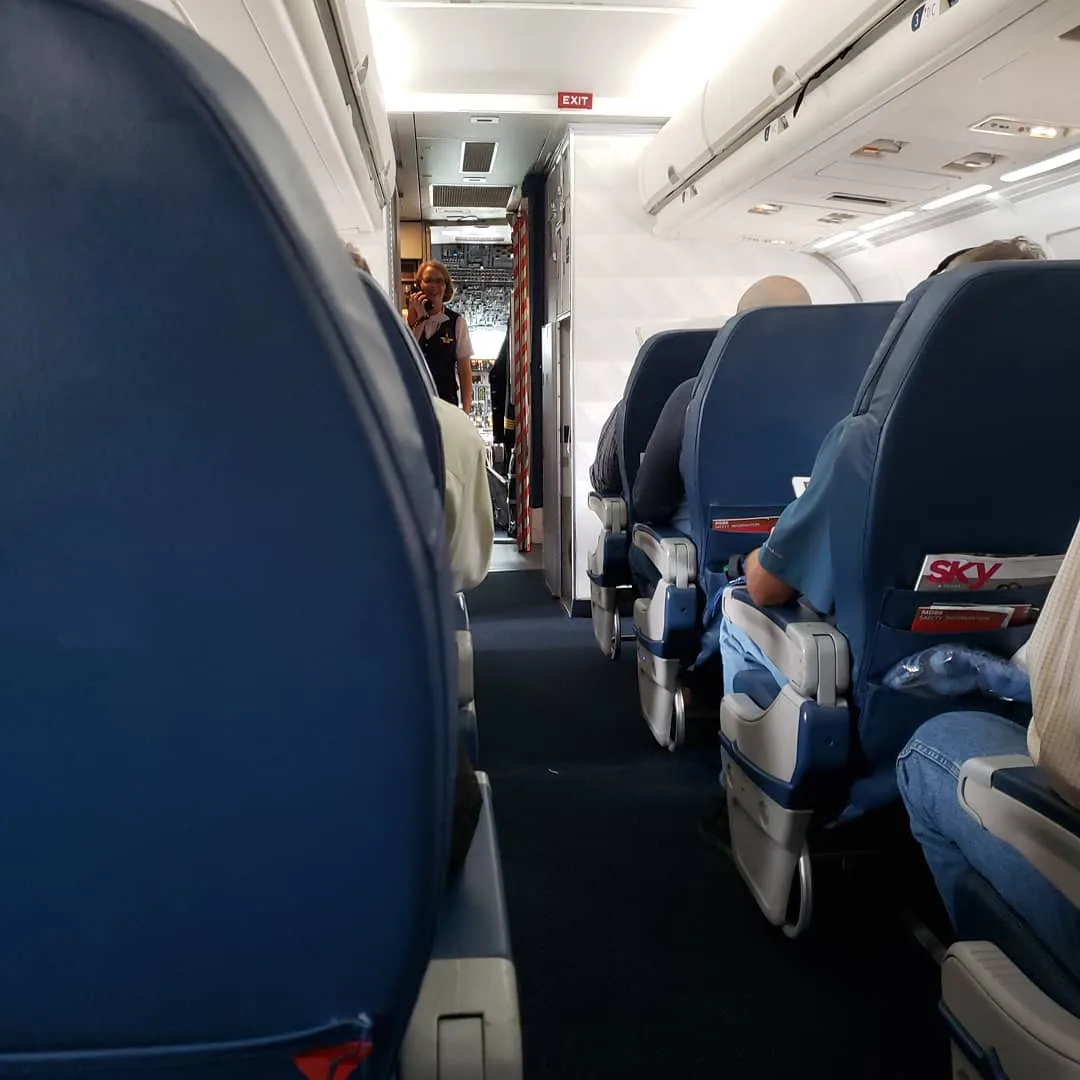 I’m not I’m first class, but I can see it from here. ;l