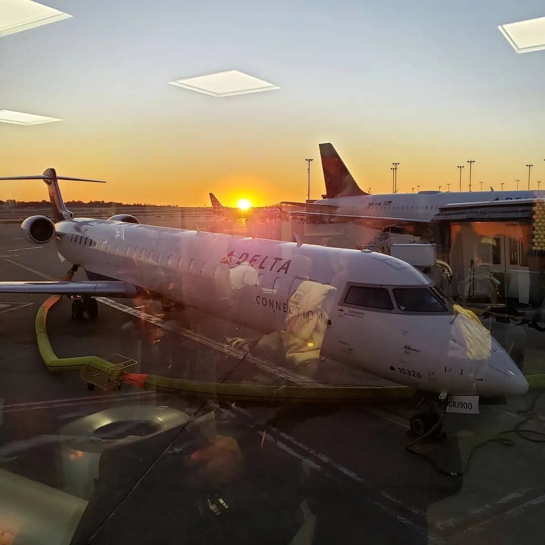 Airport sunrise