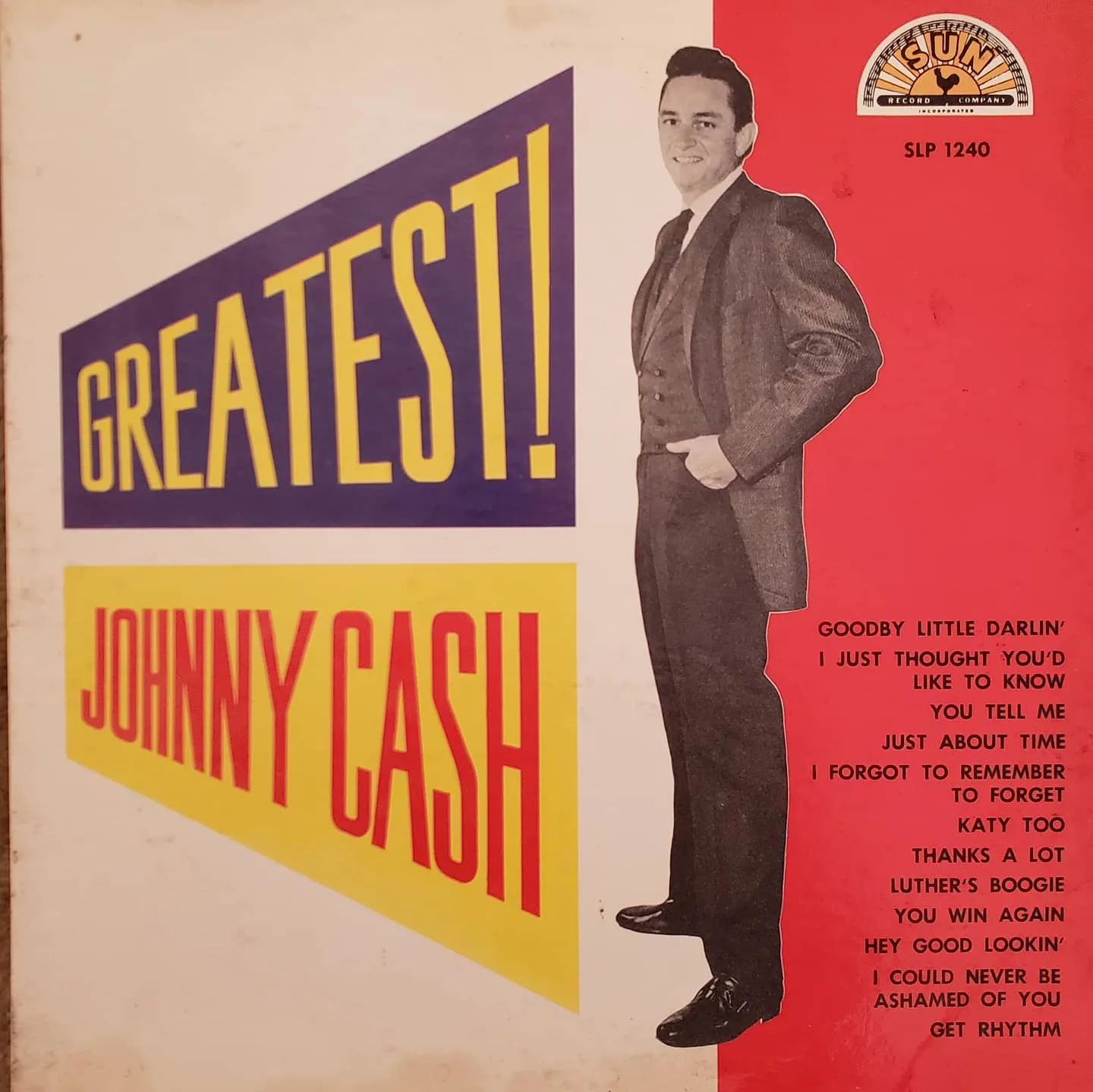 Johnny Cash, Greatest!, 1959  on Sun Records.