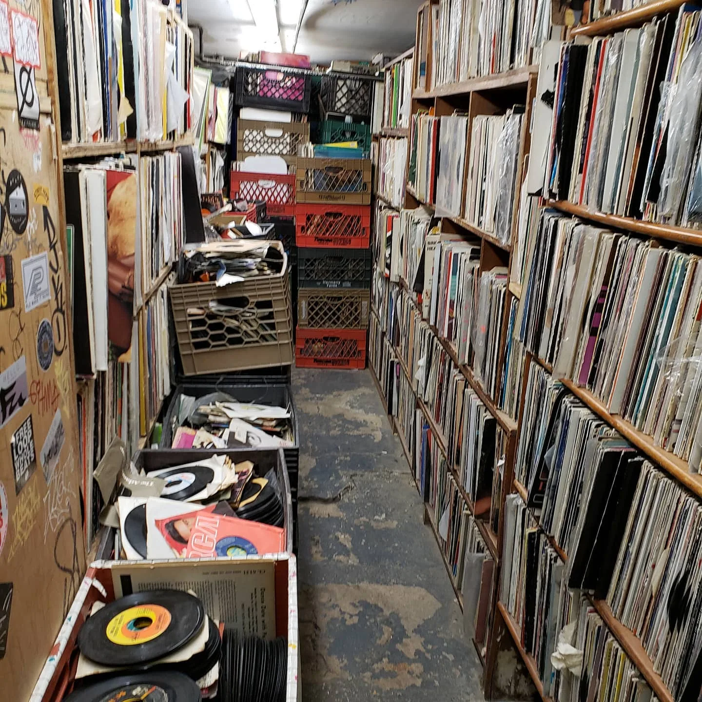 Crate diggin’ at Brooklyn Thing