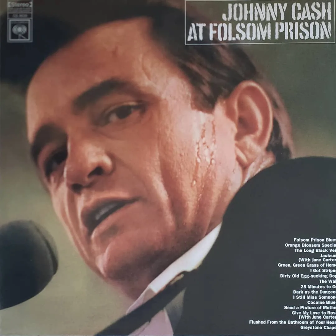 Johnny Cash, At Folsom Prison, 1968 on Columbia.