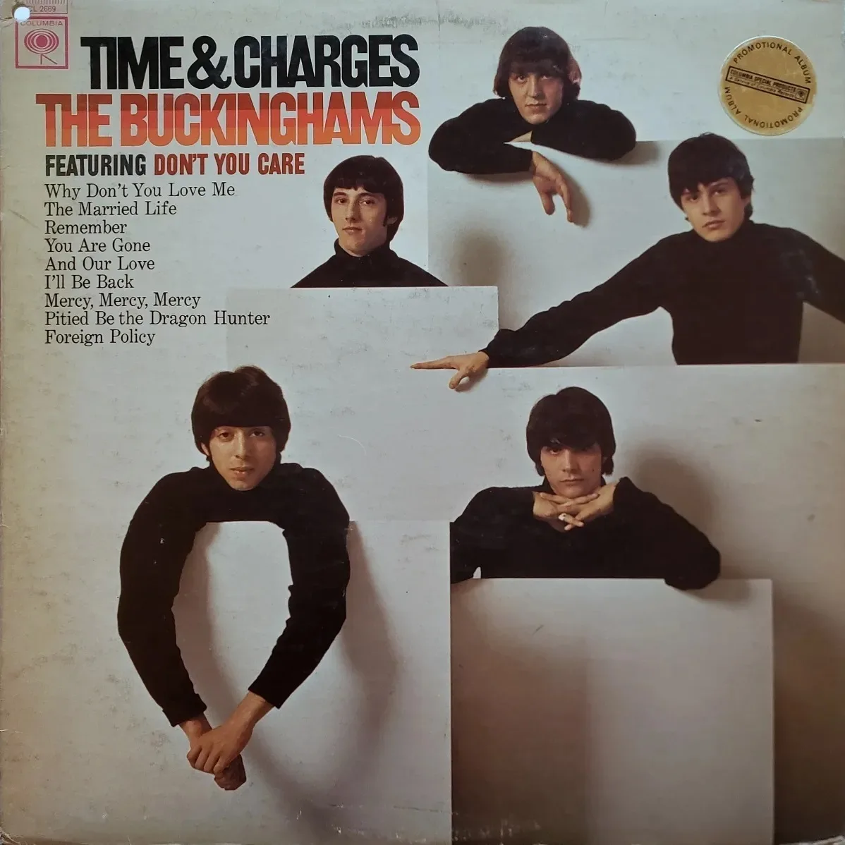 The Buckinghams, Time & Charges, 1967 on Columbia.