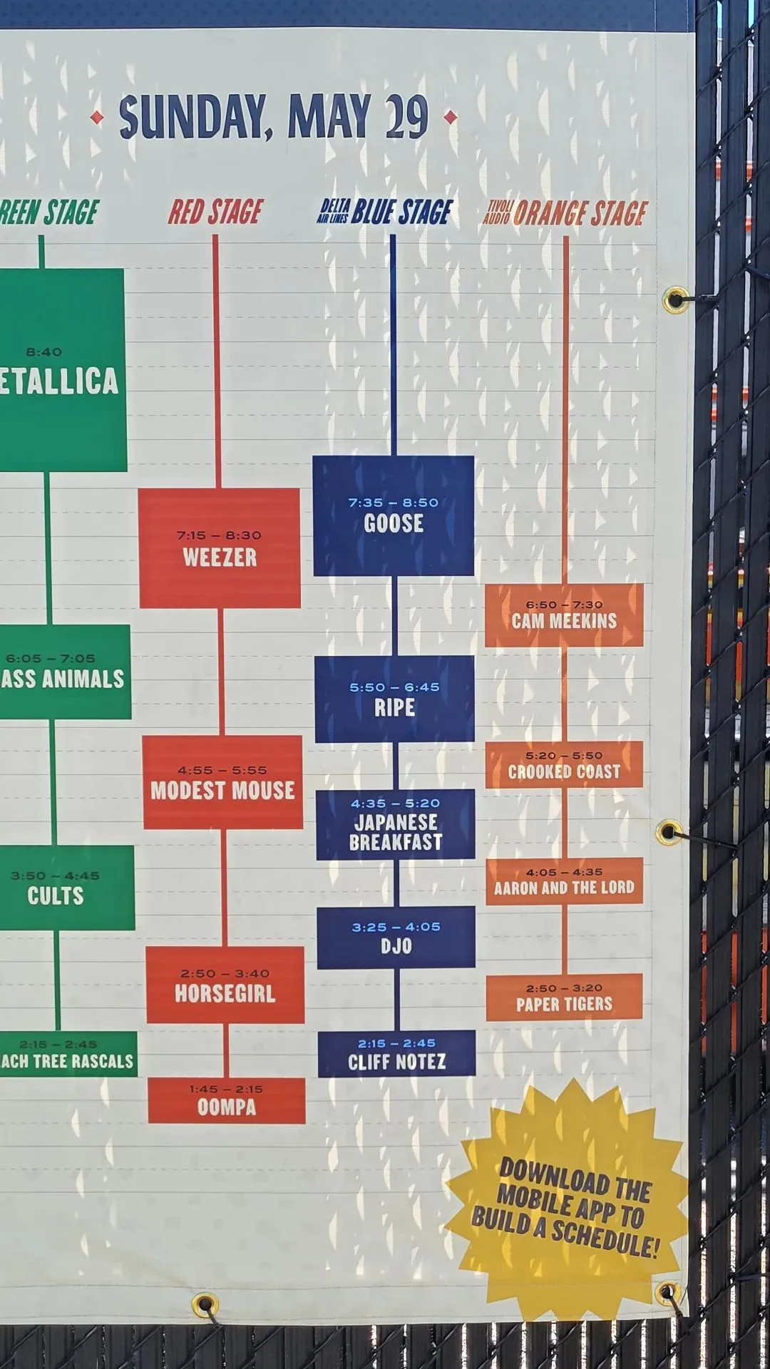 Sunday, May 29th, 2022 – Boston Calling Day Three