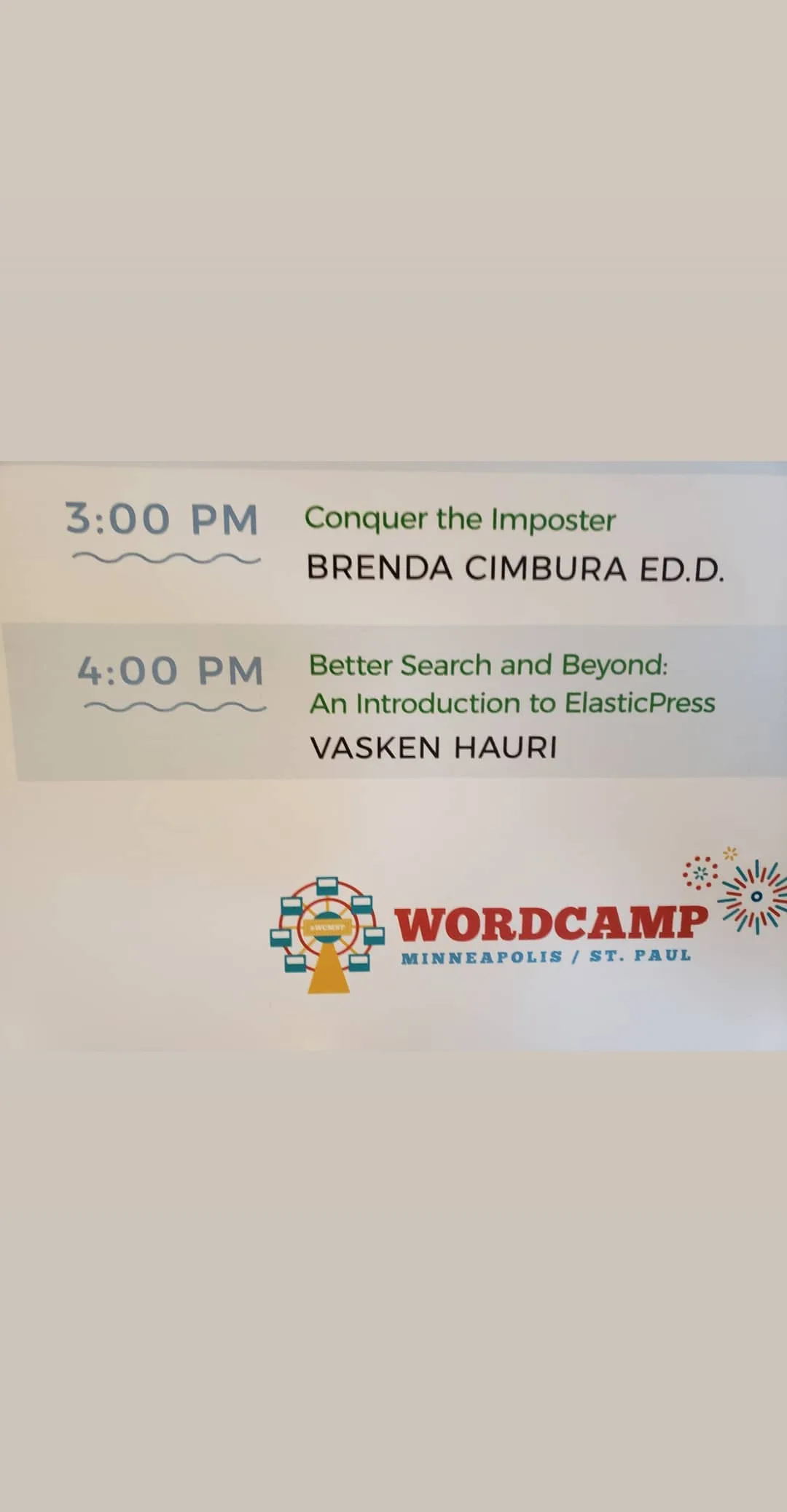 Friday, August 24th, 2018 – WordCamp MSP 2018