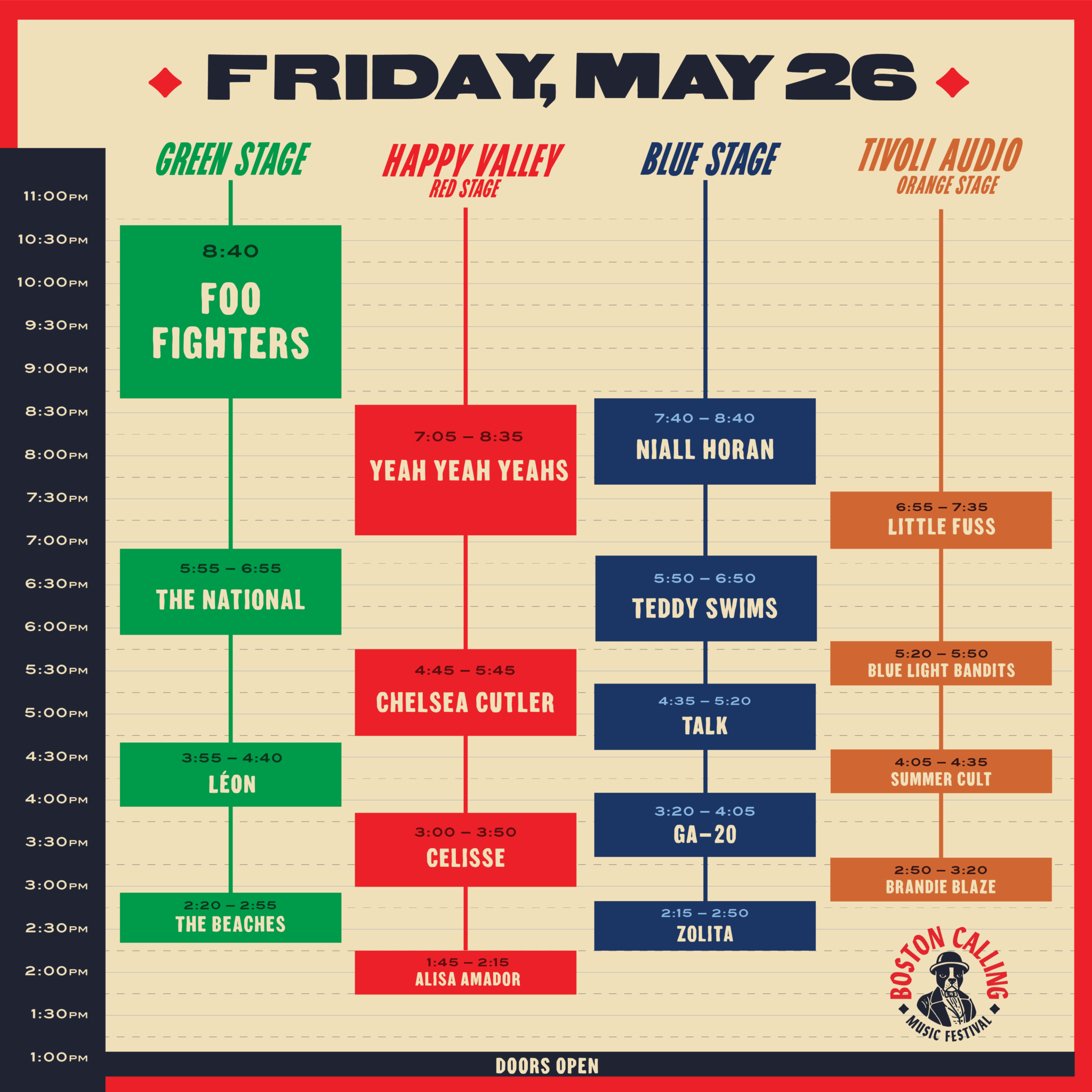 Boston Calling 2023 Lineup