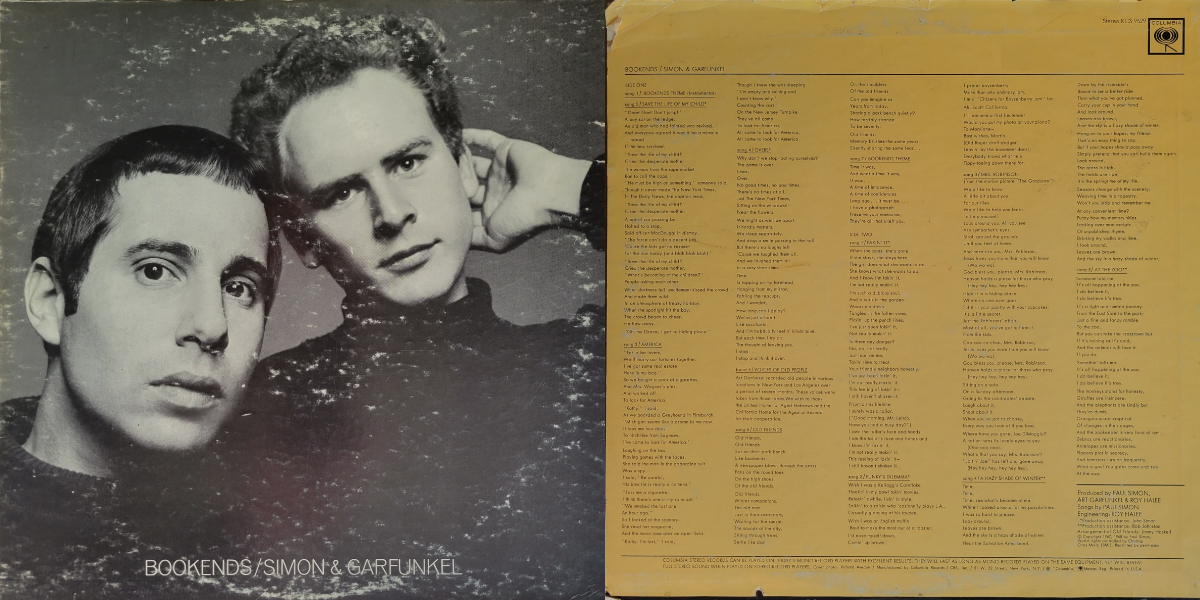 Simon & Garfunkel, Bookends, 1968 on Columbia – Goatless