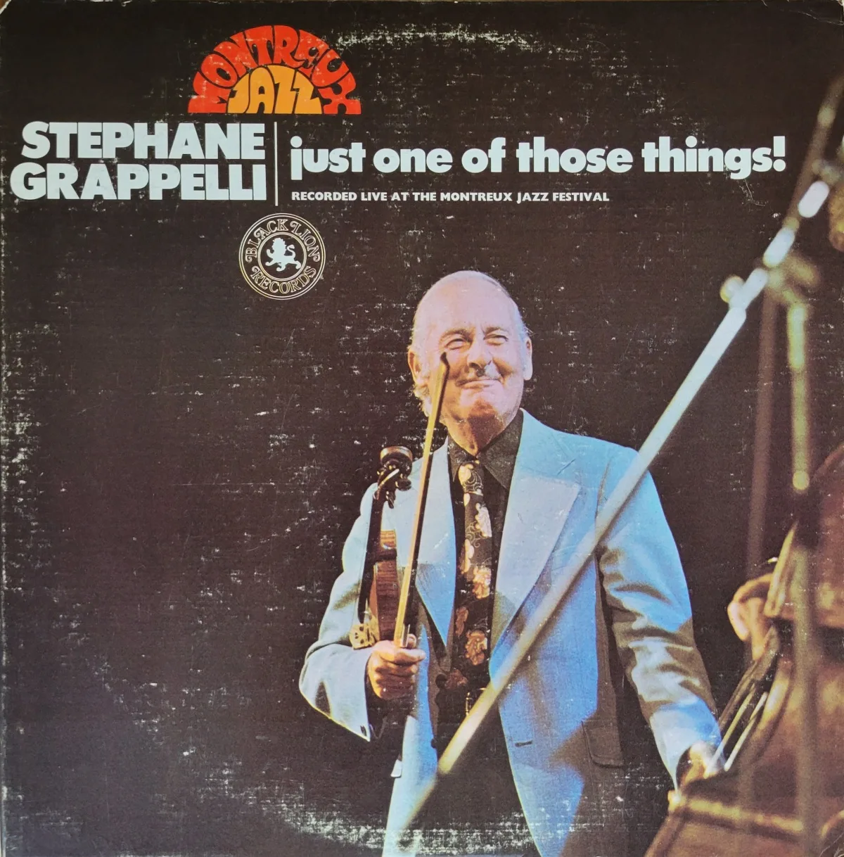 Stephane Grappelli, Just One of Those Things: Recorded Live at the Montreux Jazz Festival, 1973 on Black Lion Records