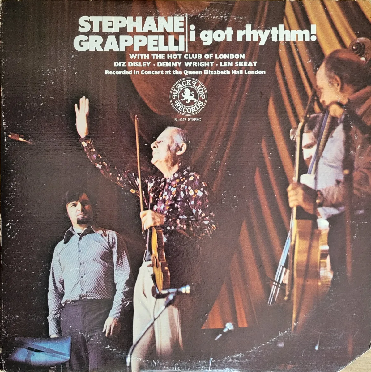 Stephane Grappelli, with The Hot Club of London, I Got Rhythm, 1974 on Black Lion