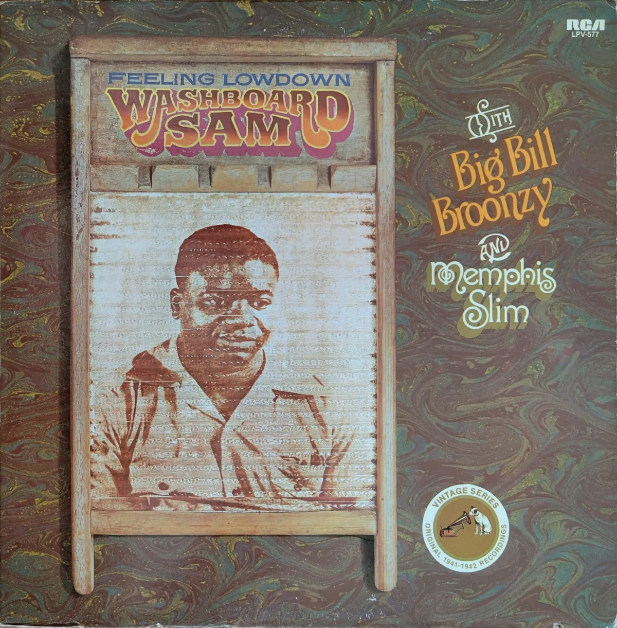 Washboard Sam, with Big Bill Broonzy and Memphis Slim, Feeling Lowdown, 1971 on RCA Victor