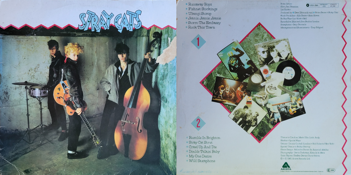 Stray Cats, Stray Cats / Pin Up, 1981 on Arista | Goatless