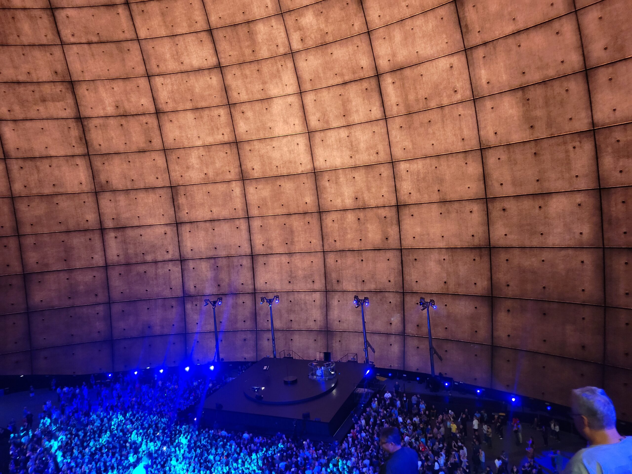 The Sphere with projection of the Duomo 