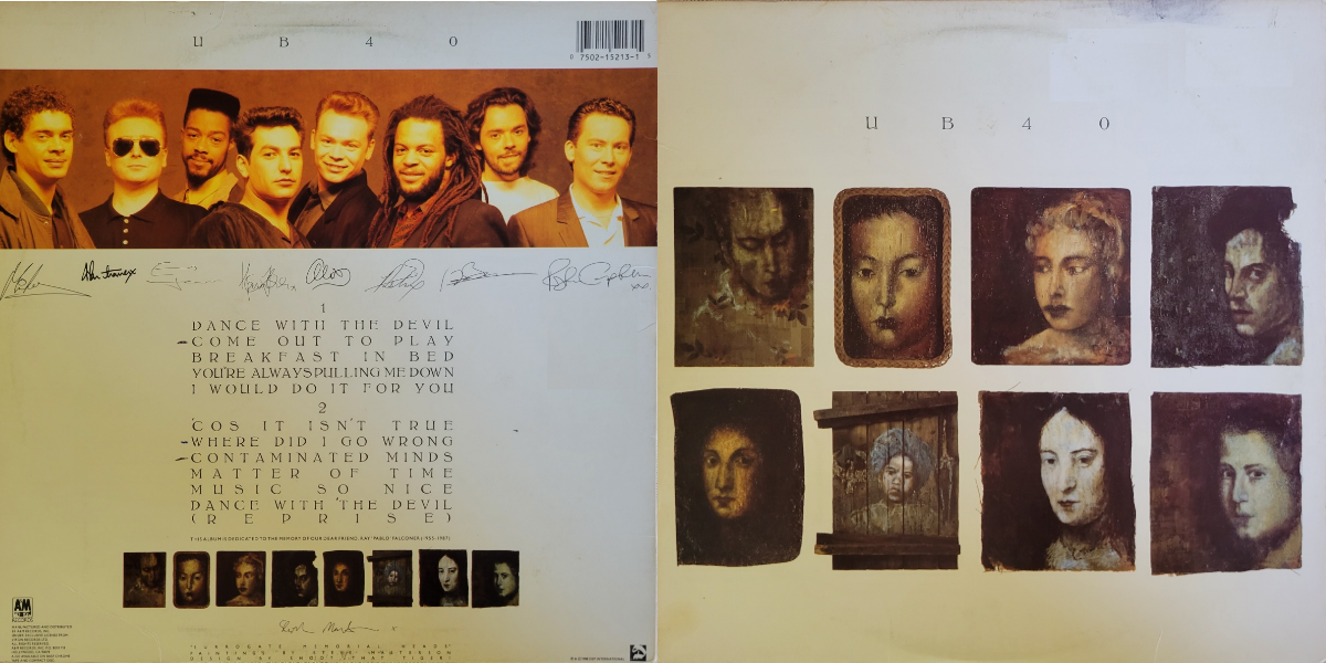 UB40, Self-Titled, 1988 on A&M – Goatless