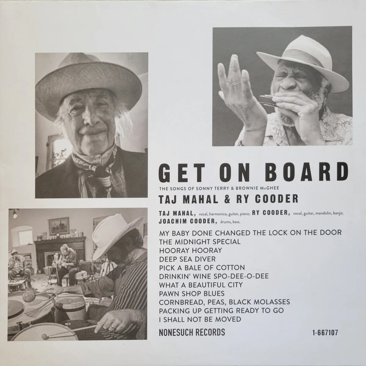 Taj Mahal & Ry Cooder , Get On Board: The Songs of Sonny Terry & Brownie McGhee, 2022 on Nonesuch