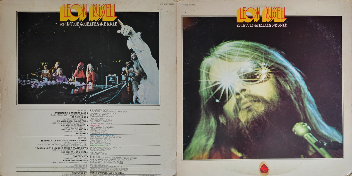 Leon Russell, Leon Russell and the Shelter People, 1971 on Shelter 