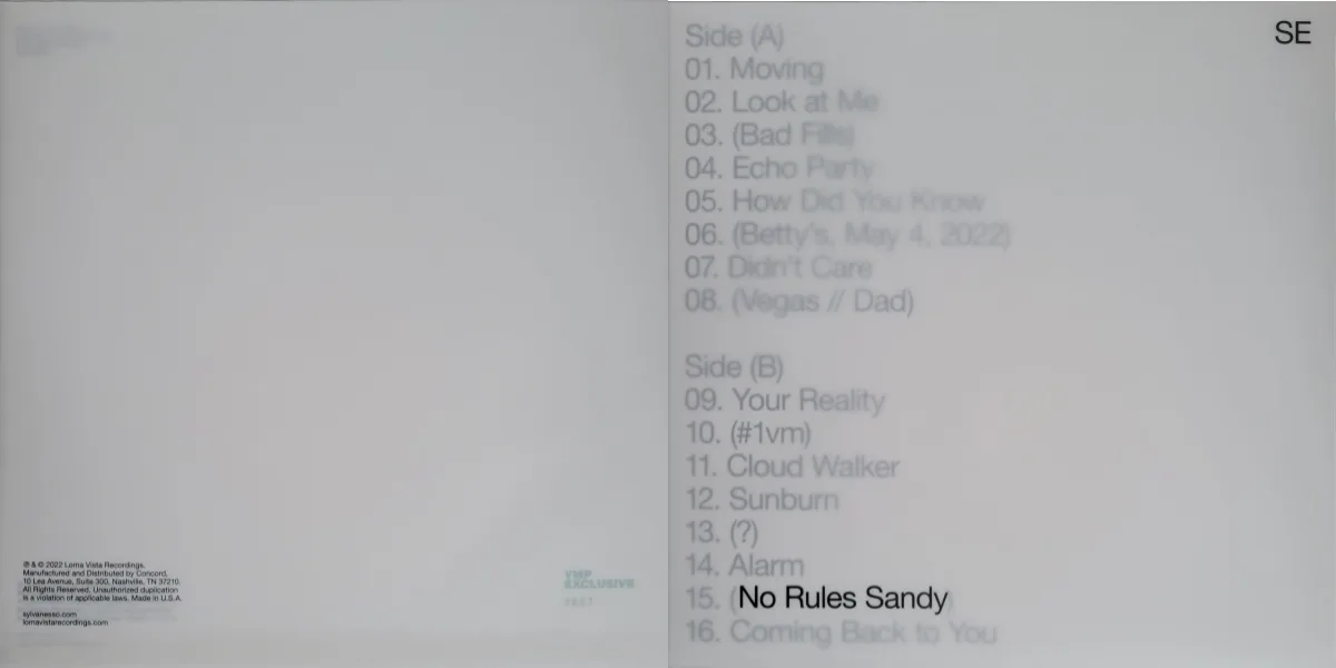Sylvan Esso, No Rules Sandy, 2022 on Loma Vista / Psychic Hotline
