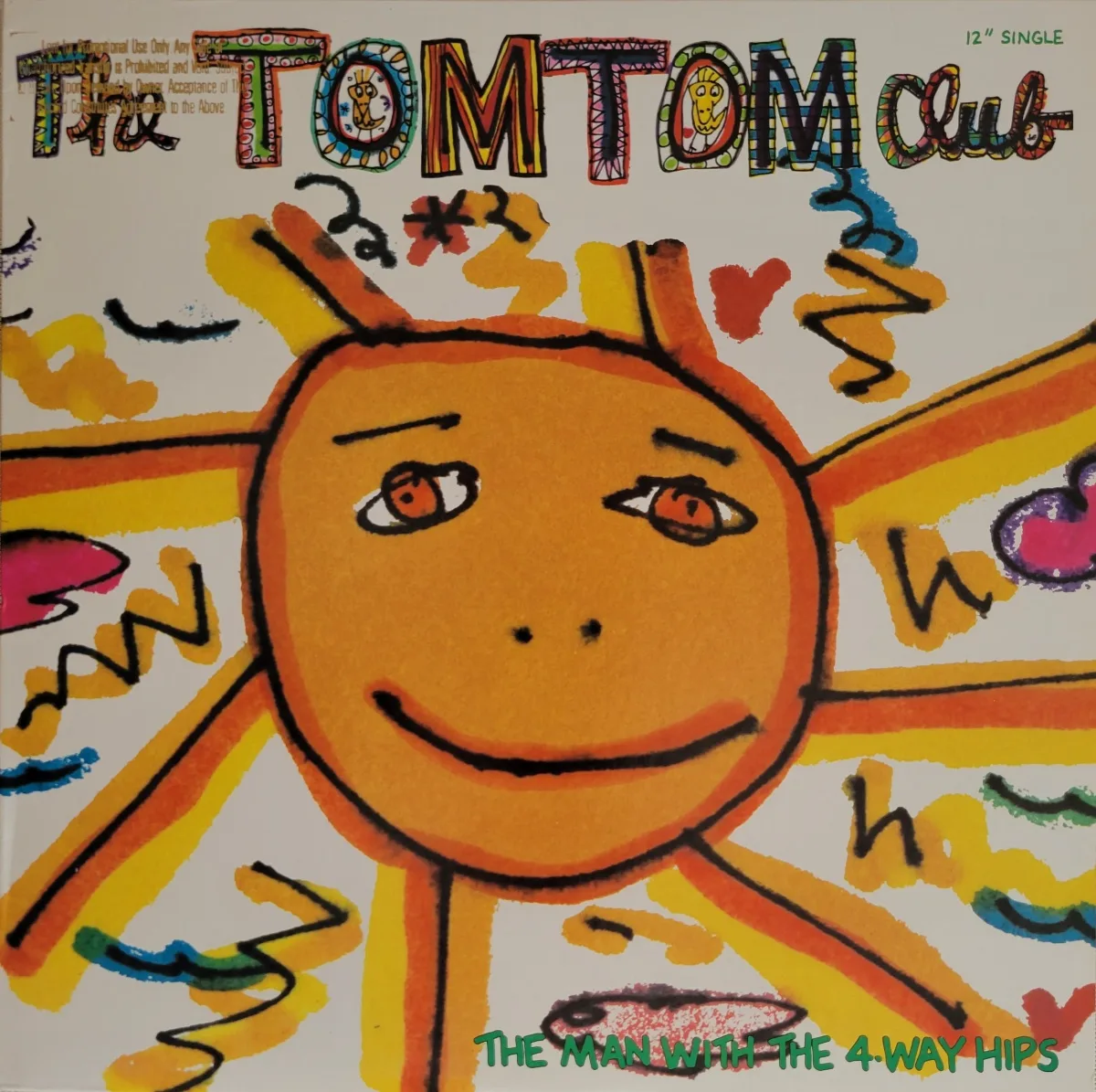 Tom Tom Club, The Man With The 4-Way Hips (12″ Single), 1983 on Sire