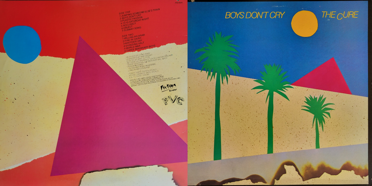 The Cure, Boys Don't Cry, 1980 on PVC/Fiction – Goatless
