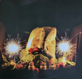 a group of fireworks in the sky