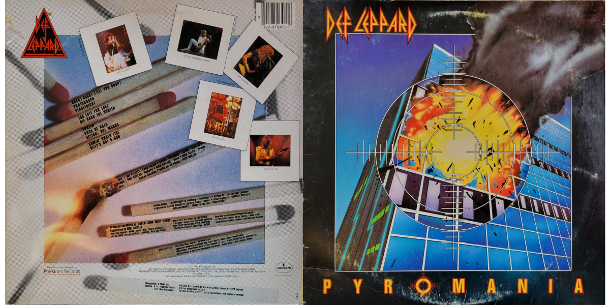 Def Leppard, Pyromania, 1983 on Mercury – Goatless