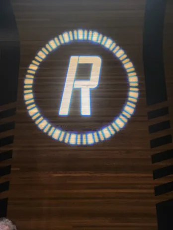 a close up of a clock