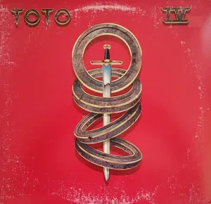 TOTO IV cover - sword and rings on red background