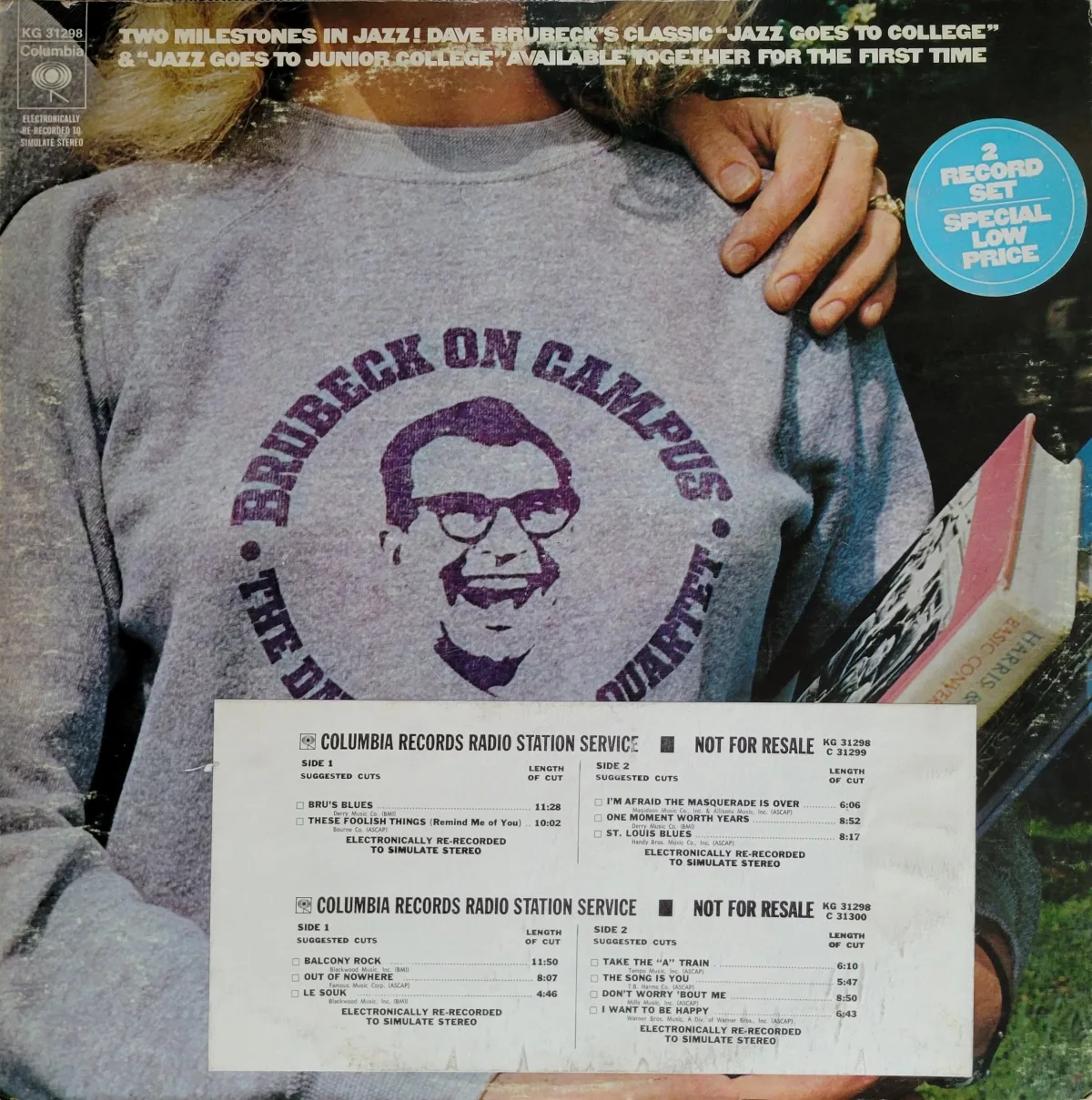 Dave Brubeck Quartet, Brubeck On Campus, 1972 on Columbia
