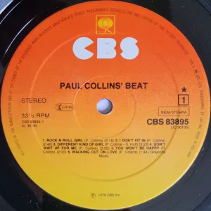 Side one label, CBS records