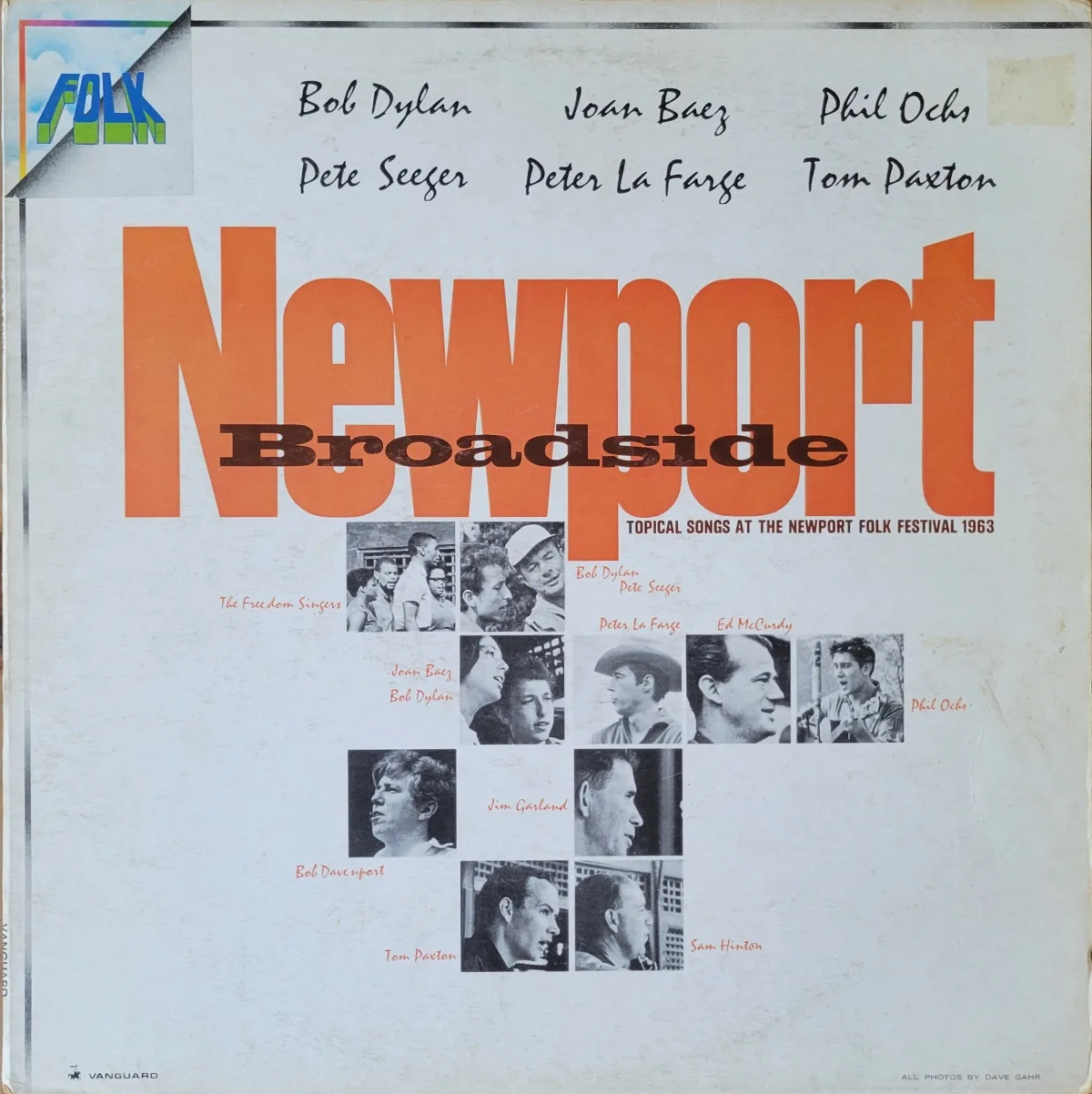 Various Artists, Newport Broadside: Topical Songs at the Newport Folk Festival, 1963; 1964 on Vanguard