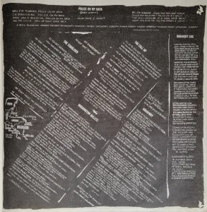 Custom inner sleeve - lyrics, credits