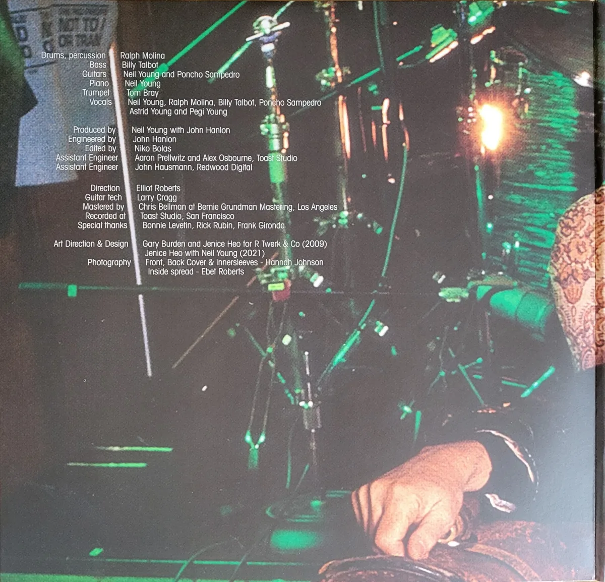 Gatefold inner left - credits