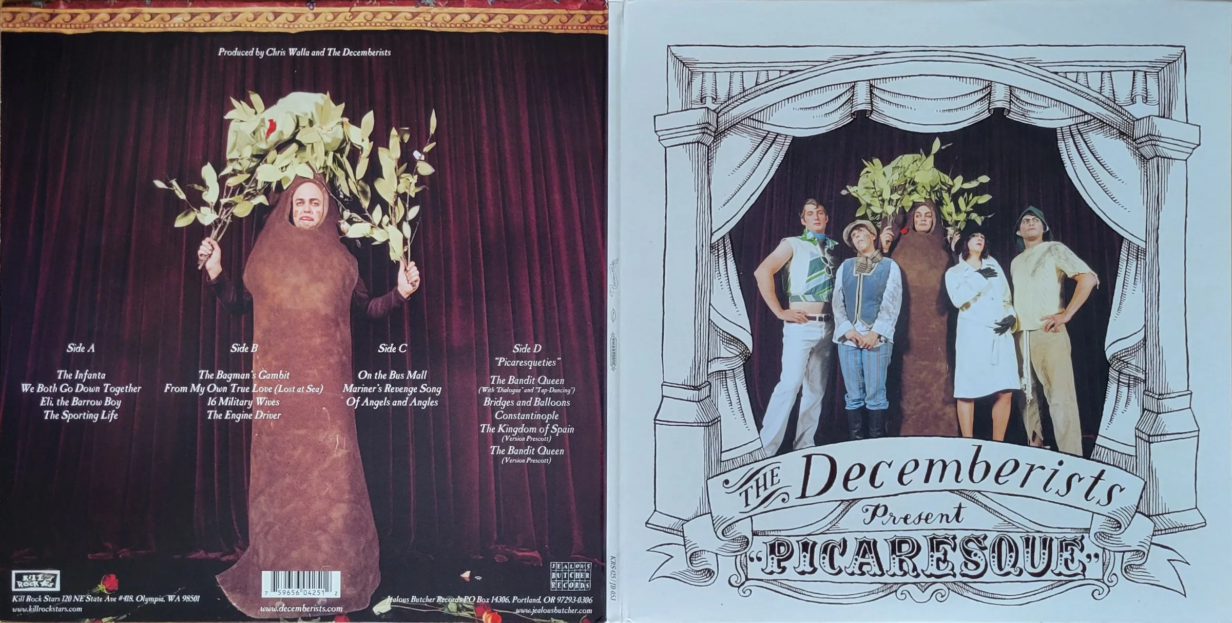 The Decemberists, Picaresque, 2005 on Kill Rock Stars | Goatless