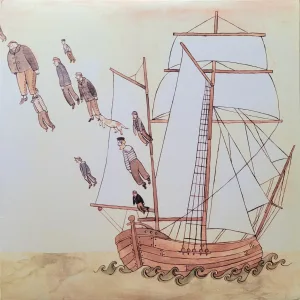 album cover - illustration of souls ascending from a ship