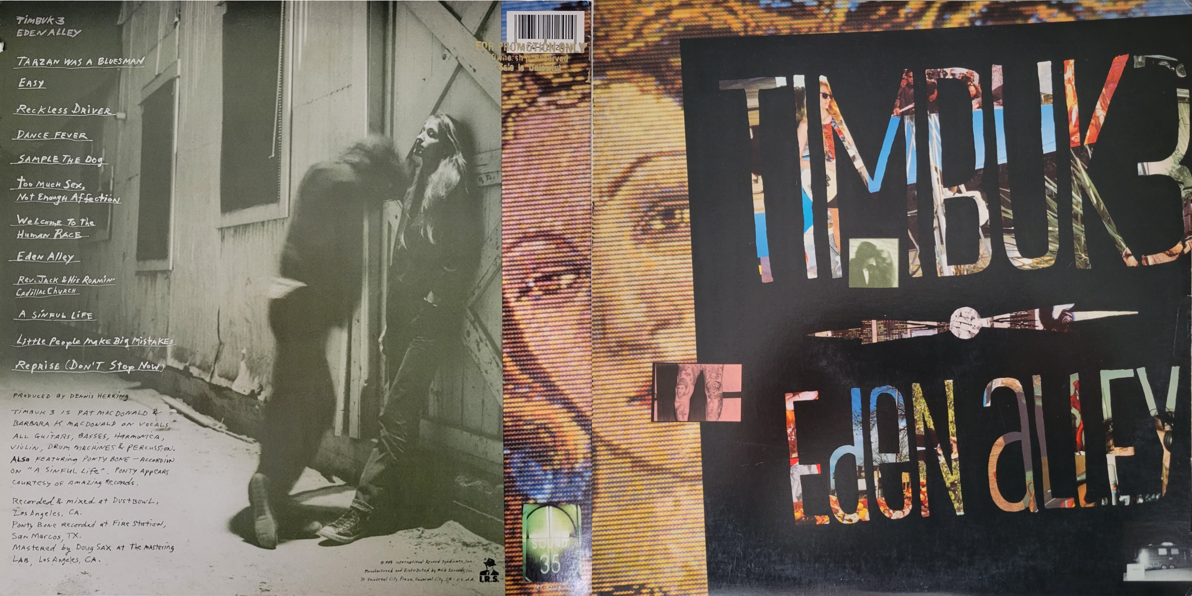 Timbuk 3, Eden Alley, 1988 on I.R.S. Records | Goatless
