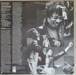 album cover, rear - black & white photo montage and sleeve notes