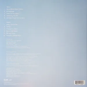 Album cover, rear, with track list 