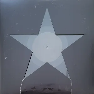 Album cover, die cut star