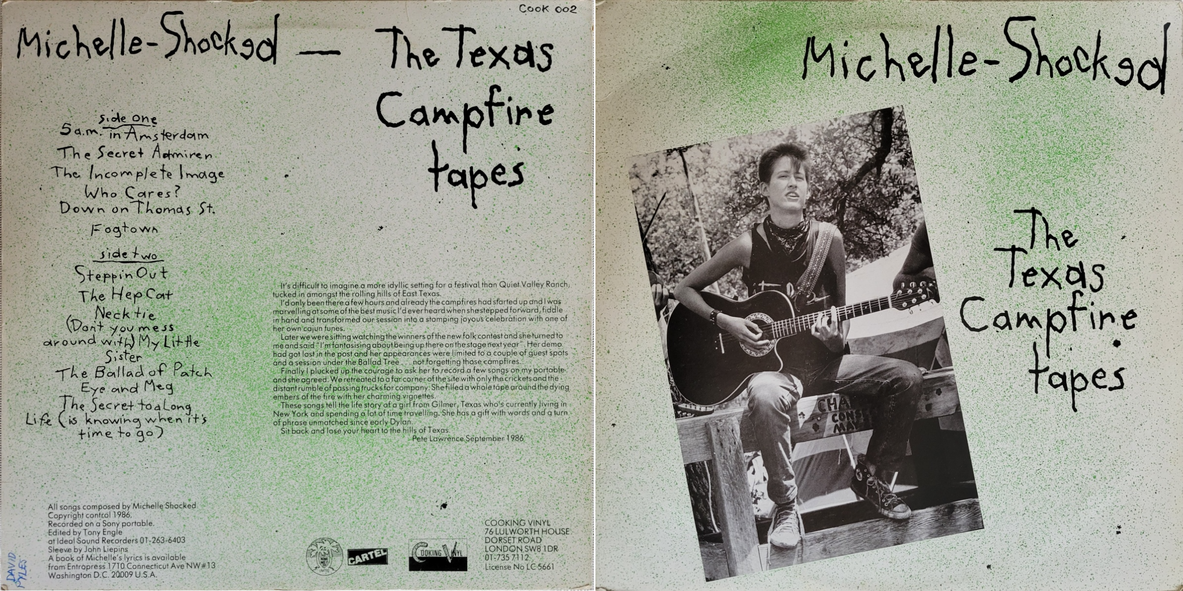 Michelle Shocked, The Texas Campfire Tapes, 1986 on Mercury