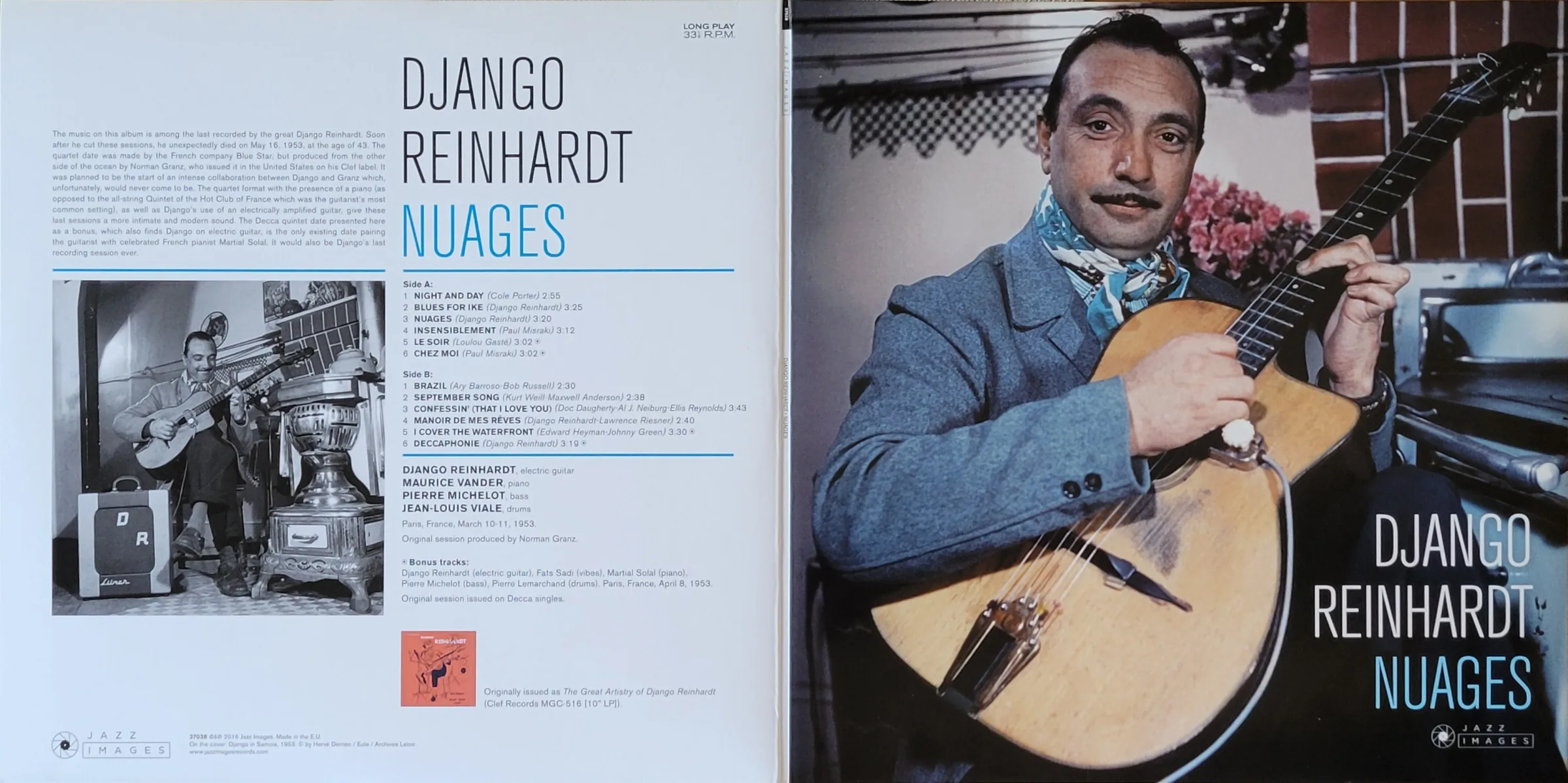 Django Reinhardt, Nuages, 2017 on Jazz Images – Goatless