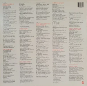 Album liner notes / lyrics