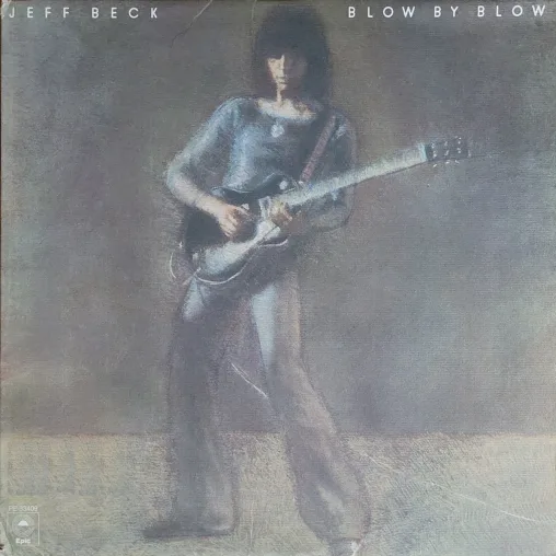 album cover - illustration of Jeff Beck playing guitar