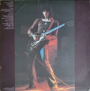 album cover - illustration of Jeff Beck playing guitar