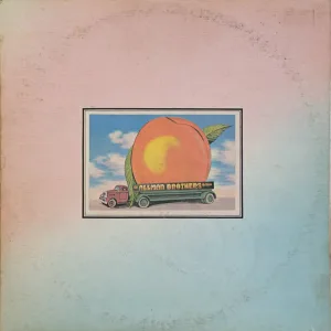 Album cover - giant peach on a truck 