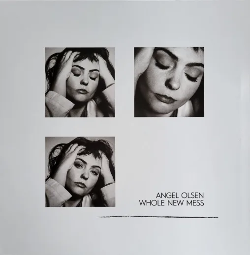 Album cover - three b&w photos of Angel Olsen