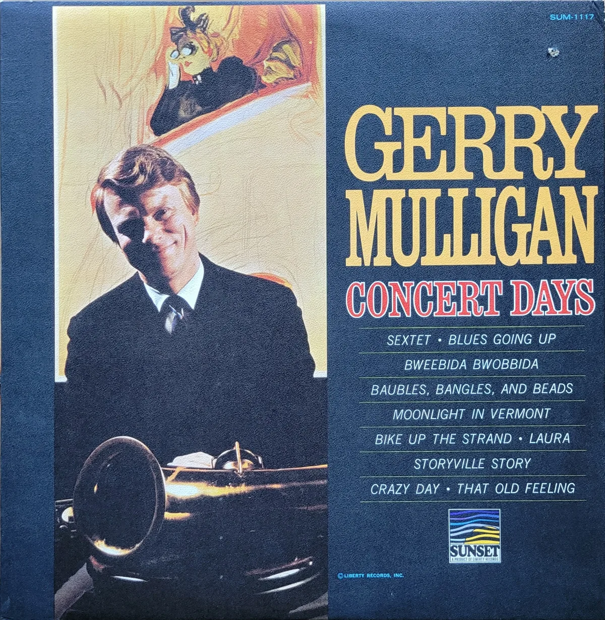 Gerry Mulligan, Concert Days, 1966 on Sunset Records