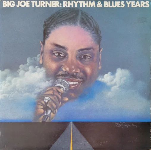 Album cover, illustration of Big Joe Turner